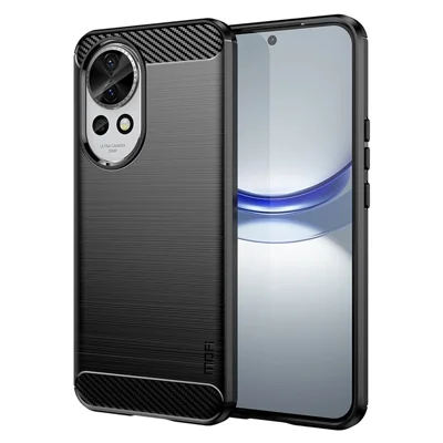 MOFI JK TPU Series-1 For Huawei nova 12 5G Phone Cover Brushed Shock Absorbing Case - Black