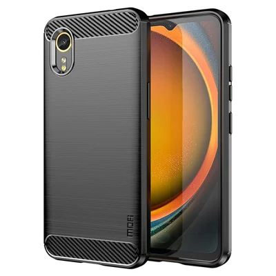 MOFI JK TPU Series-1 For Samsung Galaxy Xcover7 Case Brushed Flexible Phone Cover - Black