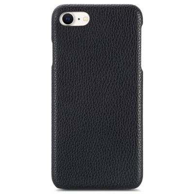 Y1 For iPhone 7 / 8 / SE (2020) / SE (2022) Case Litchi Texture Drop Proof PU Leather Coated PC Phone Cover - Black