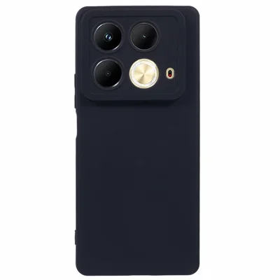 For Infinix Note 40 TPU Case Matte Phone Cover Precise Cutouts Lens Protection - Black