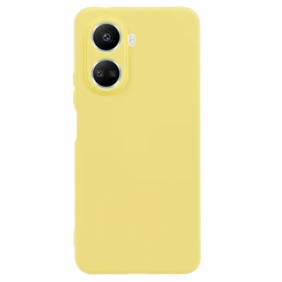For Huawei nova 10 SE 4G Case Arc Edge 2.0mm TPU Silky Soft Touch Phone Cover - Yellow