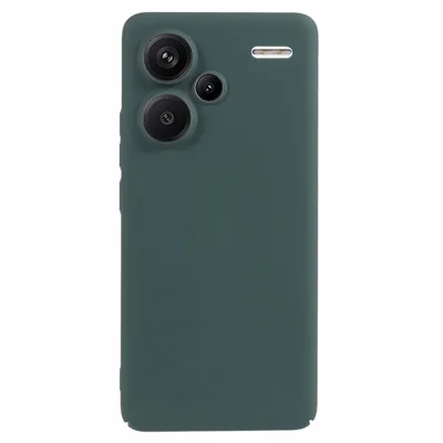 For Xiaomi Redmi Note 13 Pro+ 5G Phone Case Skin-touch Rubberized PC Cell Phone Cover - Green