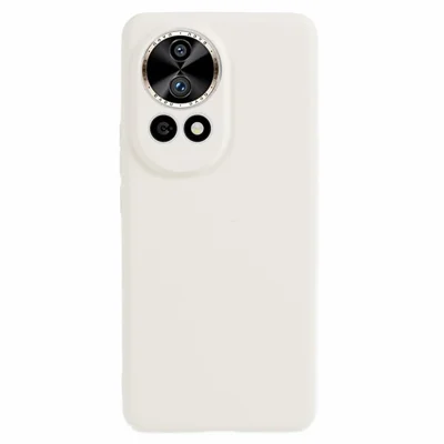 For Huawei nova 12 Pro 5G / 12 Ultra 5G Phone Case Rubberized PC Drop-proof Back Cover - White