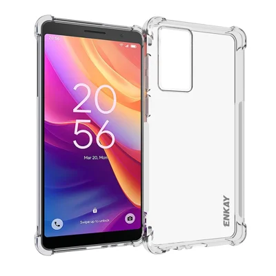 ENKAY HAT PRINCE For TCL 501 Case Drop-resistant TPU Transparent Phone Cover