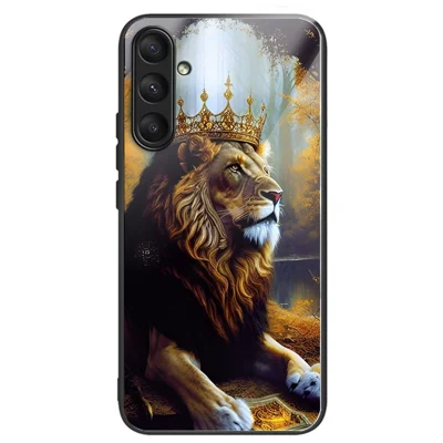 For Samsung Galaxy A25 5G (Global) (161.0 x 76.5 x 8.3mm) Tempered Glass Phone Case Printed Pattern - Lion King