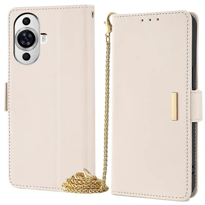 For Huawei nova 11 / nova 12s 4G / nova 12 Lite 4G Leather Phone Case with RFID Blocking Wallet - White
