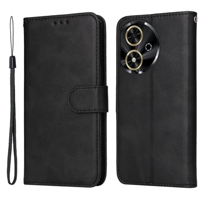 Phone Cases for Honor Play 50m / Play 50 Magnetic PU Leather Phone Stand Cover Wallet - Black