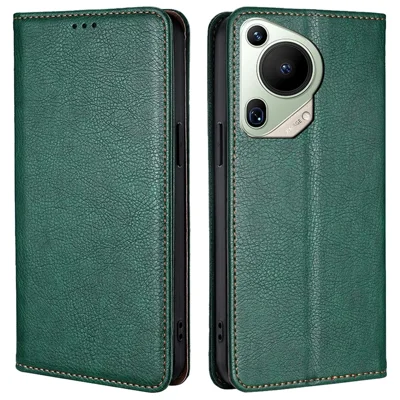 For Huawei Pura 70 Ultra Case Leather Phone Cover Mobile Accessories   Supplier - Green