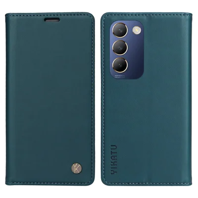 YIKATU YK-001 For vivo V40 SE 5G / Y100 5G (Indonesia) / Y200e 5G / V30 Lite 5G (India) PU Leather Cover - Green