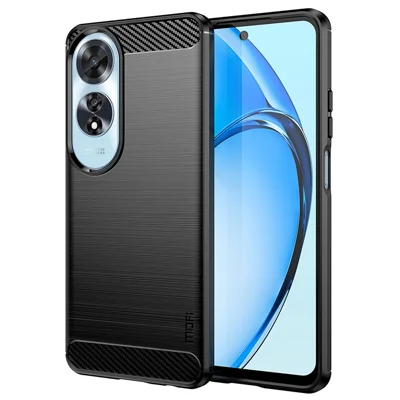 MOFI JK TPU Series-1 For Oppo A60 4G Case Brushed TPU Anti-Fall Phone Protective Cover - Black