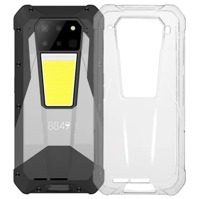 For Unihertz Tank 3 TPU Case Scratches-Resistant Soft Phone Cover - Transparent
