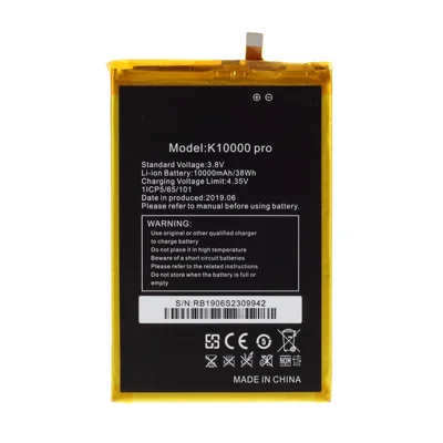 Vervangende batterij van 10000 mAh voor Oukitel K10000 Pro