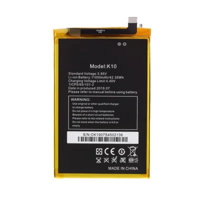 Vervangende batterij van 11000 mAh voor Oukitel K10