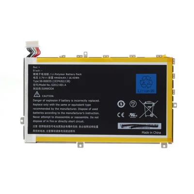 Batteria di ricambio 3,7 V 4440 mAh 16,43 Wh per Amazon Kindle Fire HD 7 pollici X43z60 (senza LOGO)