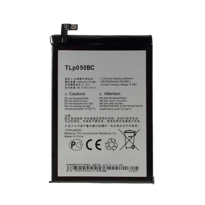 Batería de repuesto de 3.8V 5000mAh 19.0Wh para Alcatel One Touch Pixi 4 Plus 5023F