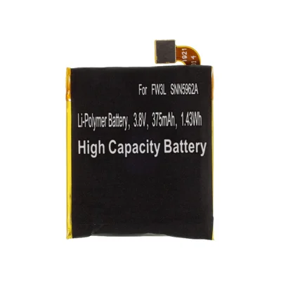 3.8V 375mAh 1.43Wh Battery Replacement (Without LOGO) for Motorola Moto 360 (2nd Gen) 46mm