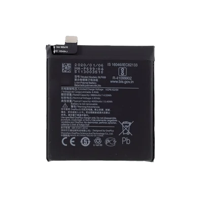Batería de repuesto de 3,85 V 3880 mAh (Codificación: BLP699) para OnePlus 7 Pro