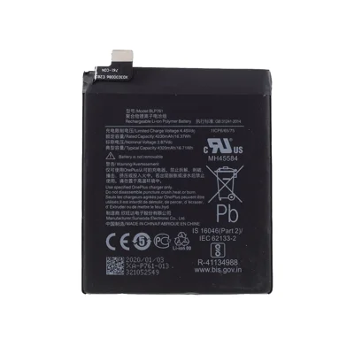 3.87V 4230 Mah Reemplazo de la Batería (codificación: BLP761) Para OnePlus 8