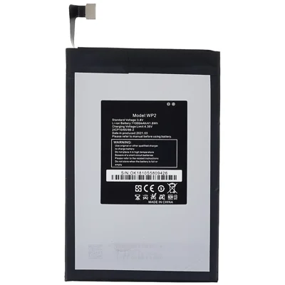 Vervanging van oplaadbare Li-ion batterij (Dubbele laag cellen) voor Oukitel WP2 3,80 V 11000 mAh