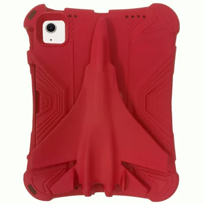 For iPad Air 11 (2026) / (2025) / (2024) Case Airplane Style Kickstand EVA Tablet Cover - Red