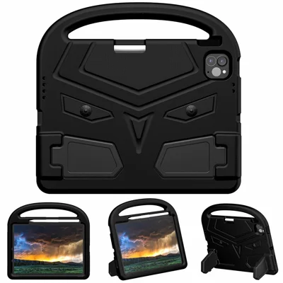 For iPad Pro 11 (2025) / 11 (2024) Case Sparrow Style EVA Tablet Cover with Kickstand - Black