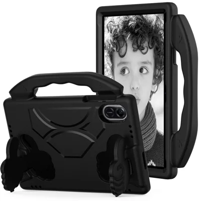 For Honor Pad X9 Protective Cover Anti-Drop EVA Tablet Case with Thumb Kickstand - Black