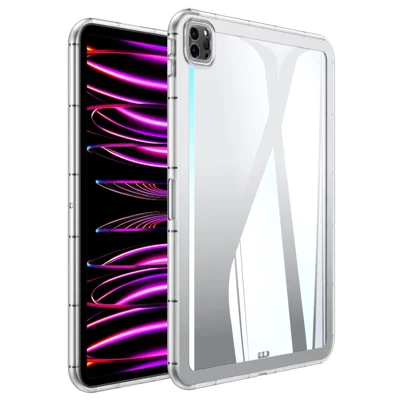 För iPad Pro 11 (2025) / 11 (2024) Skal Transparent TPU Anti-skrift Tablett Skydd - Transparent