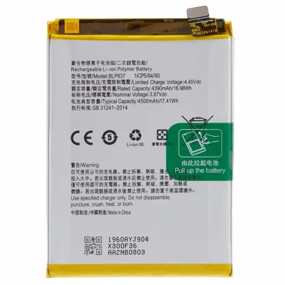 Pour Realme 8 Pro 3.87V 4420mAh Batterie Li-ion Polymer Rechargeable (Encodage : BLP837) (sans logo)