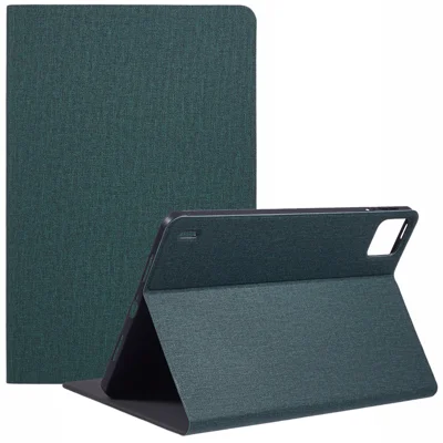 X-LEVEL For Xiaomi Pad 6 / Pad 6 Pro Case Cloth Texture Leather Tablet Cover - Green