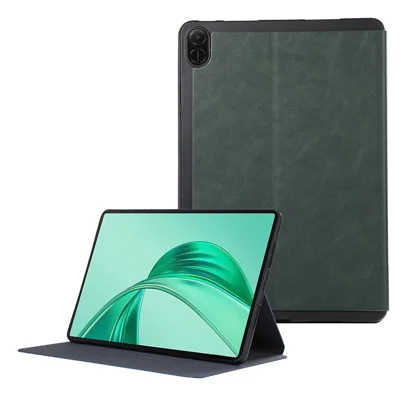For Honor Pad X8b / Pad X8a Shockproof Case PU Leather Tablet Cover with Stand - Green