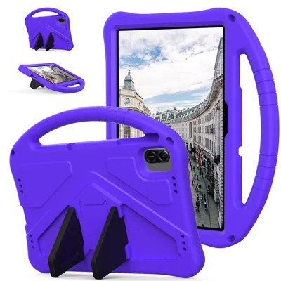 For Honor Pad X8b / Pad X8a / Infinix Xpad Case EVA Tablet Cover with Ergonomic Handle and Foldable Kickstand - Purple