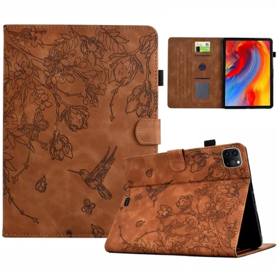 For iPad Air 11 (2026) / (2025) / (2024) / Air (2022) / (2020) / iPad Pro 11 (2022) / (2021) / (2020) / (2018) Case Card Holder Leather Tablet Cover - Brown