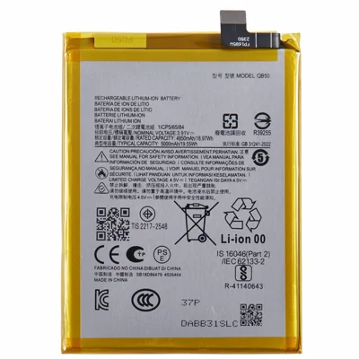 For Motorola Moto G84 5G 3.91V 4850mAh Li-Polymer Battery Assembly Part (Without Logo) (Encode: QB50)