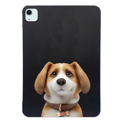 For iPad Air 13 (2026) / (2025) / (2024) Case Pattern Printing Slim TPU Tablet Protective Cover - Harrier Beagle