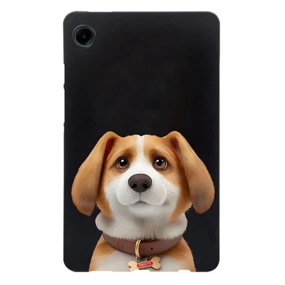 For Samsung Galaxy Tab A9 Case Pattern Printing Slim TPU Tablet Protective Cover - Harrier Beagle