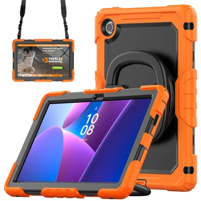 Lunso Lenovo Tab M10 Plus Gen 3 Luxe Bookcase hoes Rose Goud