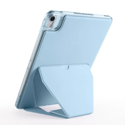 Tablet Case For iPad Air 11 (2026) / (2025) / (2024) / Air (2022) / (2020) / Pro 11 (2022) / (2020) / (2018) TPU PU Leather Kickstand Cover - Blue