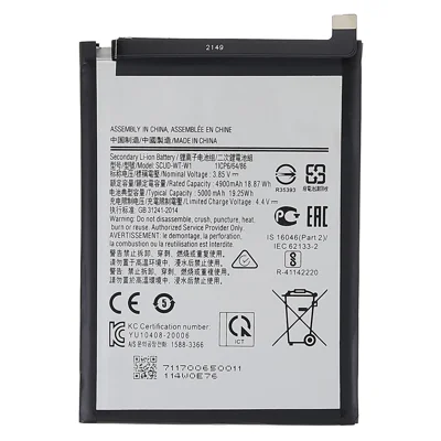 Para Samsung Galaxy A22 5G (Versão UE) 3.85V 4900mAh Bateria de Íons de Lítio Montada (Codificação: SCUD-WT-W1) (sem Logotipo)