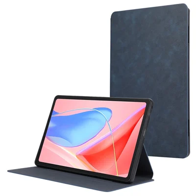 Til Lenovo Tab 10,1 (2025) TB-311XU / Tab TB311FU Stødfast Taske i PU-læder med Stådesign - Blå