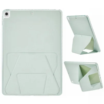 Til iPad mini (2024) / (2021) TPU PU Læder Ståbajtabeldæksel - Grøn