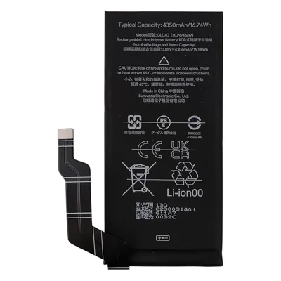 For Google Pixel 6a 3.85V 4306mAh Li-Polymer Battery Assembly Part (Without Logo) (Encode: GLU7G)