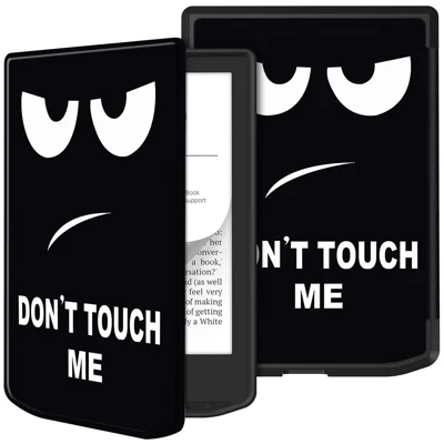 E-Reader Case For Pocketbook Verse Lite / Verse Pro PB634 / Verse PB629 Pattern Print TPU + PU Cover - Don't Touch Me