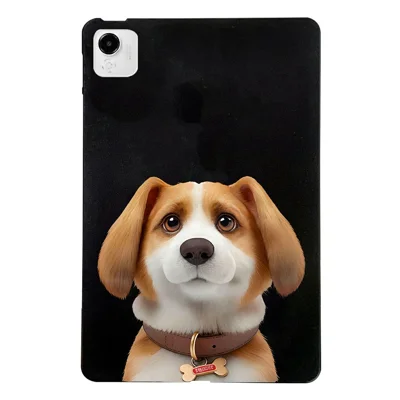 Fodral till Honor Pad X9a med mönster, tunt TPU-tabletfodral - Harrier Beagle
