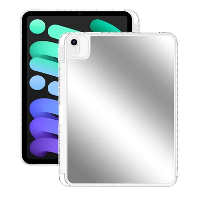 Mirror Acrylic TPU Tablet Case with Pen Slot For iPad Air 11 (2026) / (2025) / (2024)  /  Air (2022)  /  (2020)  /  Pro 11 (2022)  /  (2021)  /  (2020)  /  (2018) - White