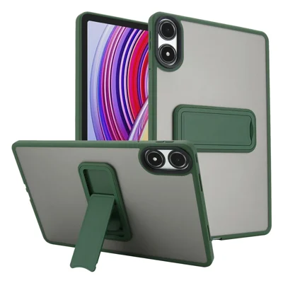 For Xiaomi Redmi Pad Pro / Pad Pro 5G Case with Kickstand TPU + PC Skin-Touch Tablet Cover - Green