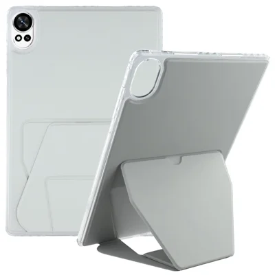 For Huawei MatePad Air (2024)  /  MatePad 12 X Case TPU PU Leather Kickstand Tablet Cover - Grey
