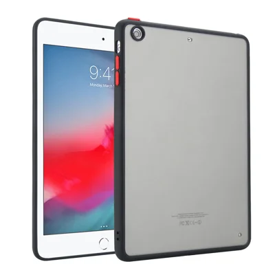 Tablet Case For iPad mini 3  /  Mini 2  /  Mini Skin Touch Matte Acrylic TPU Shockproof Cover - Black