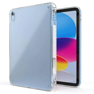 For iPad (2025) / iPad 10.9 (2022) Case Corner Protection Clear Acrylic + TPU Tablet Cover
