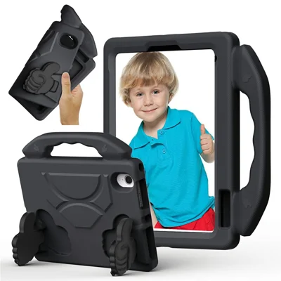 Til iPad mini (2024) / (2021) Skåle Ultra-soft EVA tommelflip støtte til tablet - Sort