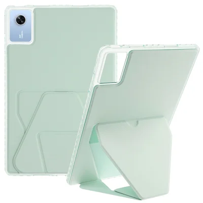Fodral till Lenovo Tab K11 Gen 2 / Idea Tab / Xiaoxin Pad 11 2025 TPU PU-läder Vinklingsfodral för surfplatta - Grön